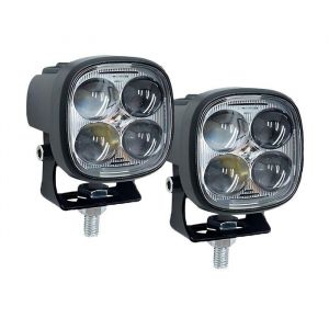 Rampe de Phare de Travail LED 2x40w 12V 24V Carré Projecteurs Lumière Feux pour Motos Voiture camions SUV ATV 4x4 Tracteur
