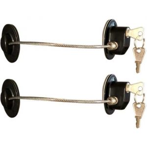 2 Pi&egrave;Ces R&eacute;Frig&eacute;Rateur Serrure de Porte Forte Adh&eacute;Sif Cong&eacute;Lateur Serrure de Porte Dossier Serrure Tiroir Verrouillage de S&eacute;Curit&eacute;