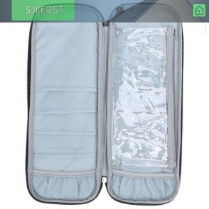 sjlerst Bois &agrave; aiguille &agrave; tricot &Eacute;tui &agrave; Aiguilles &agrave; Tricoter Long Sac de Rangement tiss&eacute; en Tissu Oxford 600D mercerie aiguille