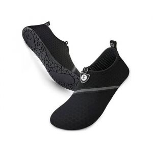 Chaussures deau &agrave; s&eacute;chage rapide unisexe pour plage piscine et plong&eacute;e semelle antid&eacute;rapante souple et l&eacute;g&egrave;re taille EU 38 39