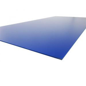 Plaque PVC expans&eacute; couleur - L: 100 cm - l: 100 cm - E: 3 mm - Bleu