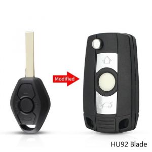 Taille -Le touche modifiée coque de clé télécommande à  pour BMW E36 E38 E39 E46 E53 E60 E61 E63 E64 série 1-3-5-7 X3
