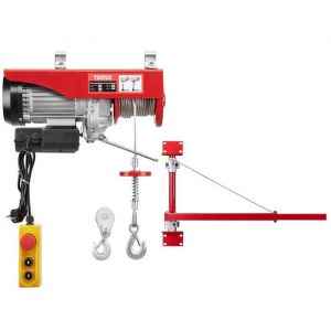Treuil Electrique et Bras de support de palan électriqueTEENO Chevre de Levage 220v 1450W Capacité de Charge 200-800 kg Treuil
