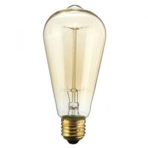 Ampoule incandescente TEMPSA Edision x6 - ST64 Retro - E27 - 220V - 60W - Blanc chaud