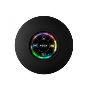 Mini Haut-Parleur Bluetooth &eacute;Tanche Salle de Bain Audio Sans Fil Haut-Parleurs de Douche RGB Light Bluetooth Ventouse