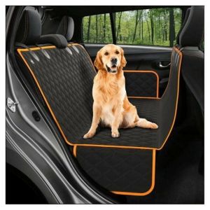 Housse de si&egrave;ge pour chien 6 couches 100 % vraiment &eacute;tanche protection compl&egrave;te des portes arri&egrave;re du v&eacute;hicule (XLarge 152 x 163