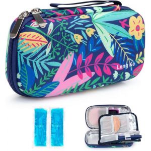 Pochette Isotherme Insuline Avec Poche Glaci&egrave;re &Agrave; Insuline - Trousse Isotherme Insuline Sac Isotherme Insuline Medicament Po