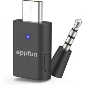 Usb-C Bluetooth Audio Dongle Cle Bluetooth Adaptateur Pour Pc Ps5 Avec Micro S&eacute;par&eacute; Aptx-Adaptive Audio Sans Fil Transmetteur P