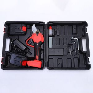 Sécateur électrique 40mm Diamètre de CoupeSécateur de Branche darbreCiseaux délagage électriqueBatterie Rechargeable 1.5Ah