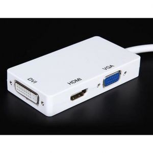 Adaptateur Mini-DisplayPort vers HDMI DVI & VGA