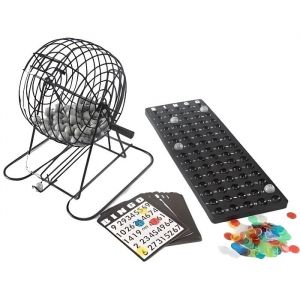 Jeu de loto - Sphere metal Bingo 75 boules - Pour enfants de 7 ans et plus - Intérieur - 2 joueurs ou plus