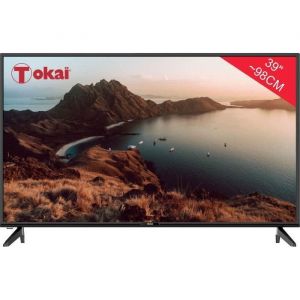 TV HD 39" (~98 CM) -  TOKAÏ  - 3xHDMI - 2xUSB (avec enregistrement) - 1x VGA + AUDI-IN - AV - COAX