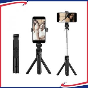 Canne Selfie - GENEVA - Tr&eacute;pied Bluetooth - Longueur 19 &agrave; 69cm - Poids 137g - Compatible Android/iOS