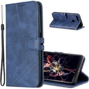 Coque Honor 9 Lite protection simple et élégante en cuir PU avec interne en silicone TPU souple smartphone Huawei Honor 9B