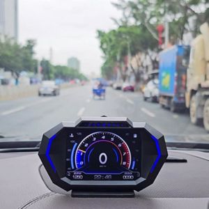 Affichage tête haute HUD de voiture OBD + GPS HUD P24 voiture OBD affichage tête haute de vitesse numérique température