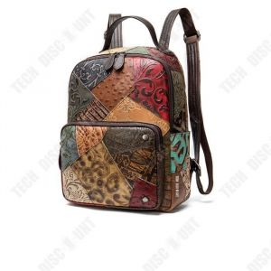 Sac à dos - TD® - Rhombus - Cuir de vache - Multicolore - Mode femme