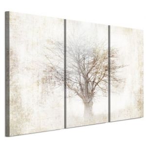 Tableau Decoration Murale - LUMASOUL - 5-3-16-0-2-2-10-3 - Scandinave Motif - 3 parties - Beige - 90x60 cm