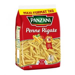 PANZANI - Pâtes Fantaisies Penne Rigate Cello 1Kg - Lot De 4