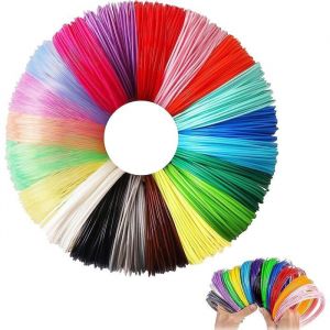 Recharges Filament Stylo 3D PLA PLA de Filament Stylo 3D Recharges de Stylo 3D Filament 3D Diam&egrave;tre 175mm 20 Couleurs