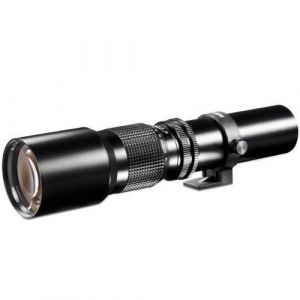 Objectif téléobjectif WALIMEX 500mm 1:80 pour Sony NEX