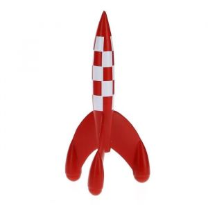 Figurine de collection Tintin La fusée lunaire 85cm Moulinsart 42433 (2009