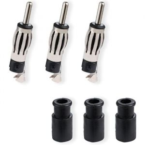 Fiche Antenne Autoradio Adaptateur Din Fiche Connecteur Pour Rg58 Fm/Am Dab Universelle Véhicule Voiture Suv Camion Radio Audio Ré