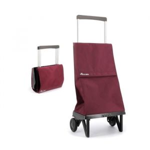 Chariot de course - ROLSER - Plegamatic MF - 2 Roues - Pliable - 45 L - Bordeaux
