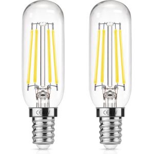 Ampoule Hotte Aspirante 40W de Remplacement Incandescent E14 T25 LED 4W Ampoule de hotte Blanc 6000K Paquet de 2