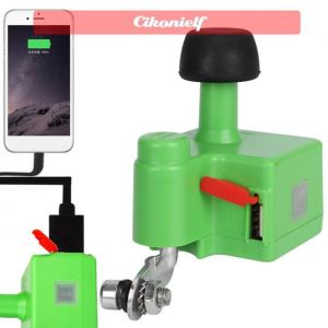 zerone G&eacute;n&eacute;rateur de v&eacute;los  G&eacute;n&eacute;rateur de Dynamo pour V&eacute;lo &eacute;quipement de Conduite Nocturne Chargeur de sport accessoires