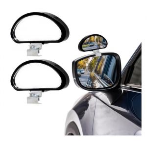 2PCS Rétroviseur dangle Mort Rétroviseur Conduite Accompagnée Miroir Dangle Mort Réglables pour Voiture/SUV/Camion yd