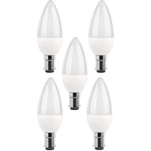 5 packs dampoules LED B15 ampoule incandescente 5 W 220V 270 lm lumi&egrave;re du jour 3000 K ampoule B15 &agrave; culot ba&iuml;onnette