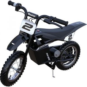 Dirt Bike &eacute;lectrique - Razor - MX125 - Autocollants - Vitesse 13 km/h - Batterie 12V