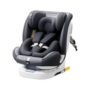 Fourward Gris Siège Auto pour Bébé Pivotant à 360° avec ISOFIX 40-150 cm / 0-12 ans Harnais 5 points ECE R129 Zertifiziert