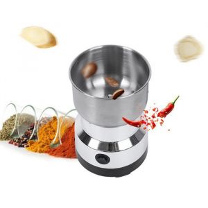 A Moulin &agrave; Caf&eacute; &Eacute;lectrique 150W Broyeur Graines &Eacute;pices Lames Inox 300ml 2 Vitesses Capacit&eacute; 300ML Mouture R&eacute;glable pour Cuisine