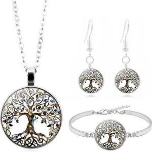 COLLIER ARBRE DE VIE PARURE ARBRE DE VIE ARBRE DE VIE (ARGENT SILVER)