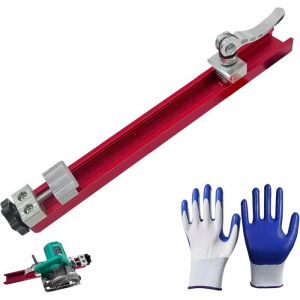Guide de coupe pour scie circulaire 360 mm Base ajustable pour sciage precis Travail du bois