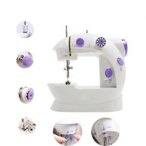 Petite Machines &agrave; coudre de poche Double Vitesse Double Fil Multifonction &Eacute;lectrique M&eacute;nage Mini Machine &agrave; Coudre Portable Pratique