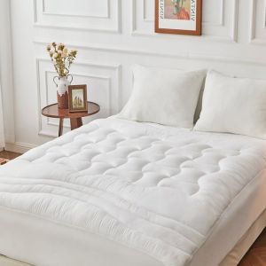 Surmatelas 160x200cm ConforProtect 2 en 1  Alèse et protège-matelas intégrés  7 cm de confort