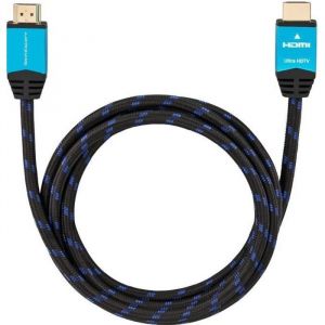 Cable HDMI 2.1 Ultra HDTV 8K 4K 120Hz 48GB/Sec eArc HDR 3D 2 mètres souple