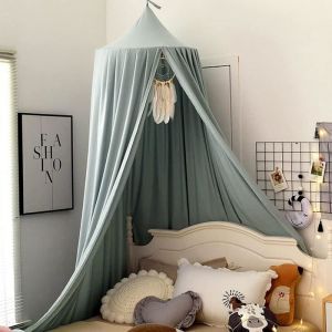 Ciel de lit pour bébé Moustiquaire en dentelle Pour fille - Lit à baldaquin - Rideau de lit pour lecture de jeu chambre à