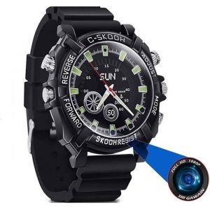 Mini caméra espion DV étanche Full HD 1080p avec vision nocturne infrarouge et enregistrement audio vidéo DVR 32 Go de mémoire