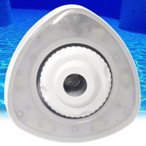 Jet Light - buse dentrée avec éclairage LED pour piscine murale en acier