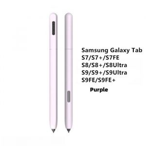 Étui à crayons en Silicone pour tablette housse pour stylet tactile couleur unie pour Samsung Galaxy Tab S6 Lite S Pen S7 FE S8