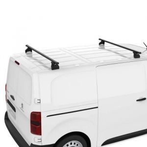 Jeu de 2 Barres de toit en acier pour Renault Trafic L1H1 - L2H1 d&egrave;s 09/2014