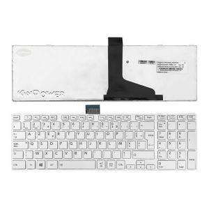 Clavier FR Pour Toshiba Satellite C850 C855 C870 C875 Blanc