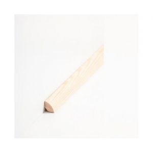 Quart de rond en bois massif de Berne 14 x 14 x 2500 mm Pin Plinthe by PROVISTON