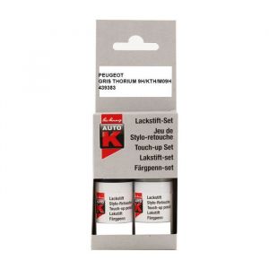Stylo de retouche peinture Auto-K teinte constructeur Gris Thorium KTH/MO9H Peugeot/Citroen