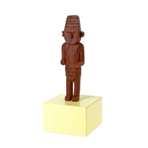 Figurine de collection Tintin Le Fétiche Arumbaya Moulinsart 14cm 46001 (2016)