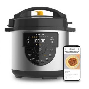 Mijoteuse &Eacute;lectrique Programmable - NEWLUX - Chef Pot V170 - 6L - 15 Fonctions - Noir