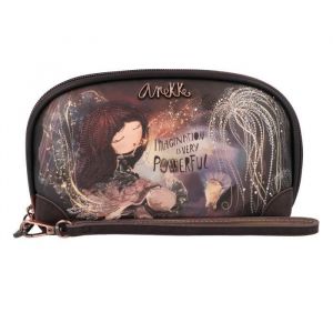 Porte-monnaie ANEKKE Dreamverse - Protection RFID - 19 cm - Marron et mehrfarbig